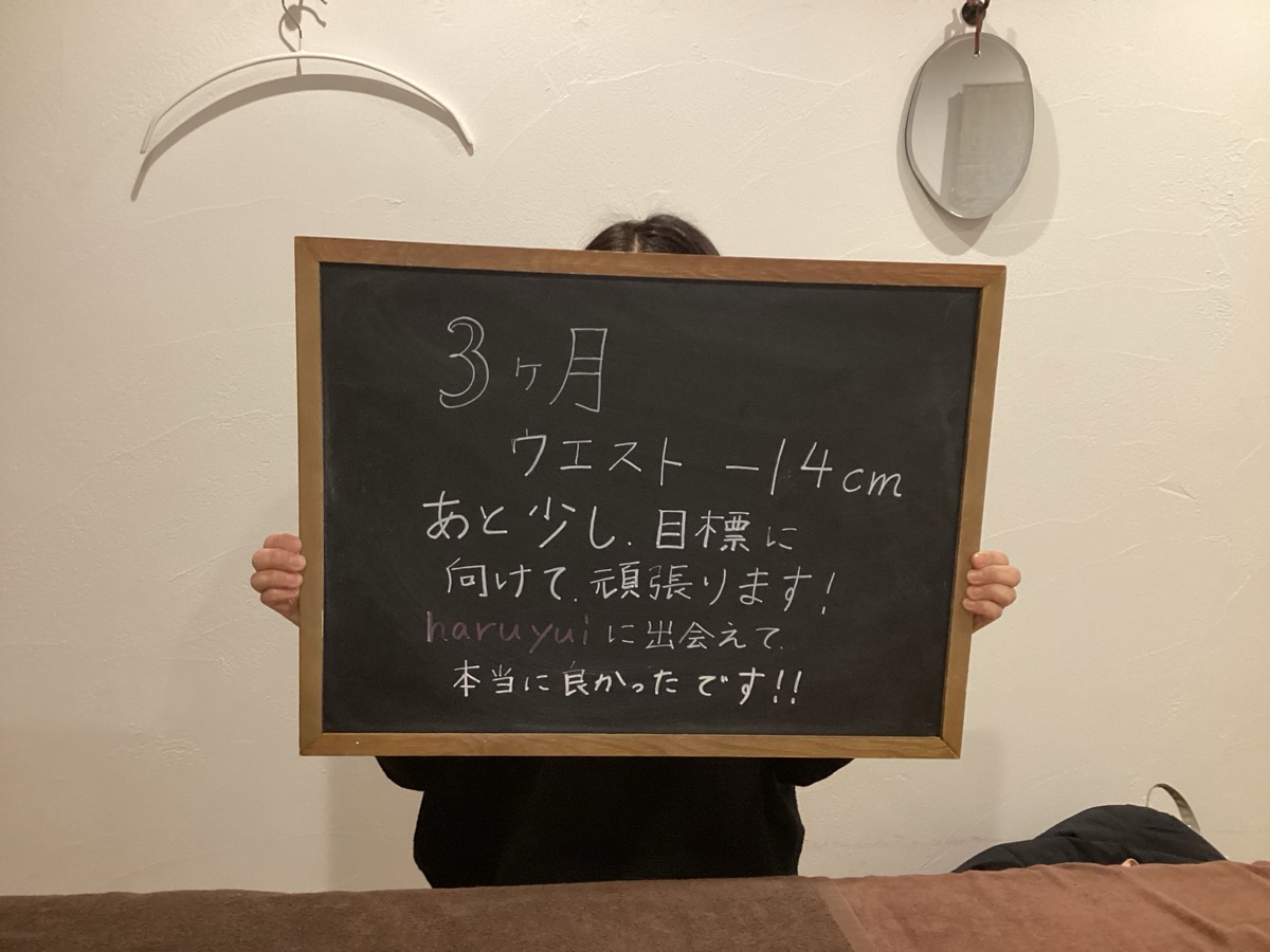 お客様の声 1ヶ月半で −8kg